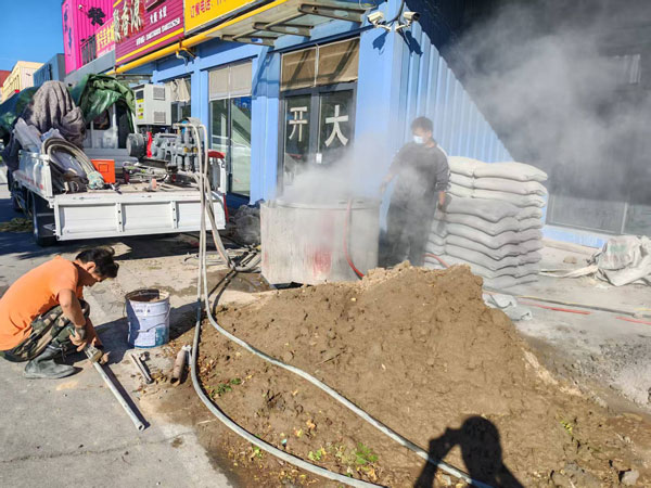 沙河口顶管注浆加固